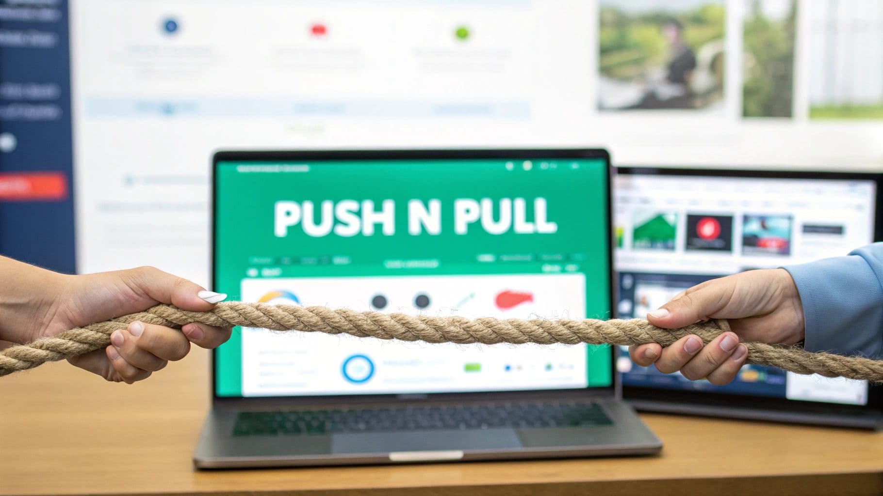 Push n pull marketing: A B2B Demand Gen Guide