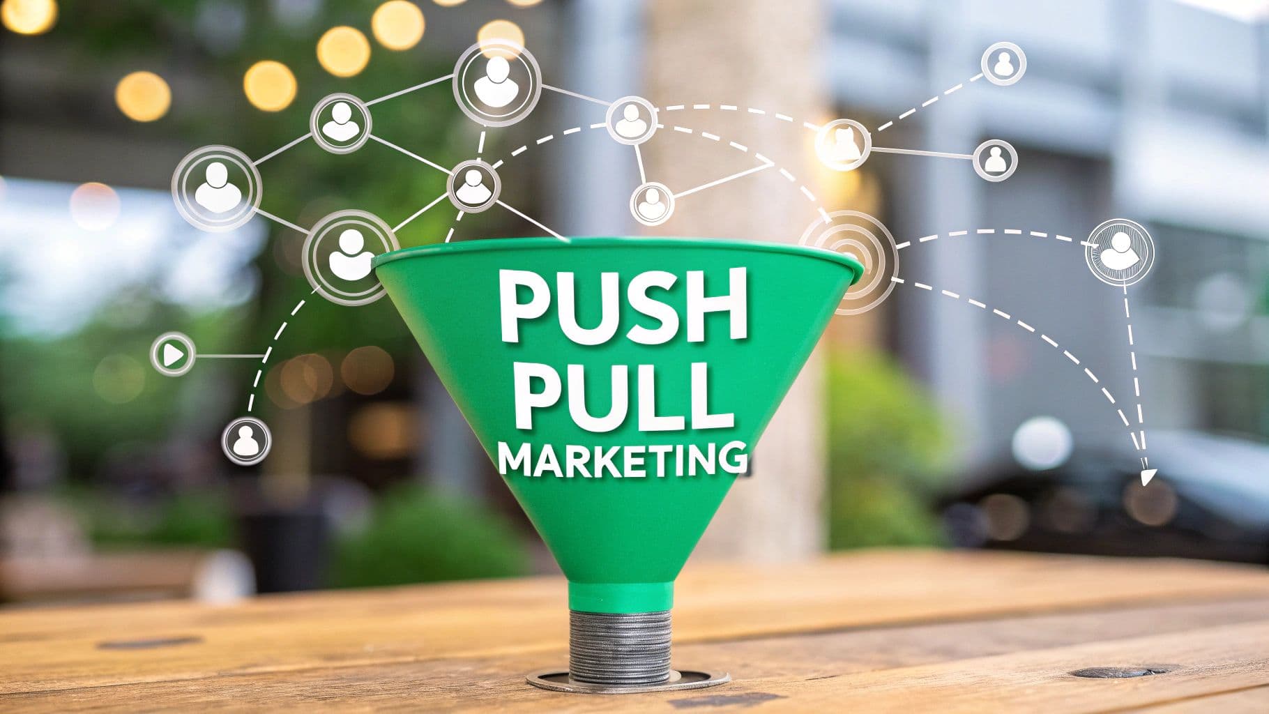 Push pull marketing: Build a Predictable B2B Lead Pipeline